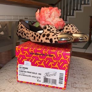Tory Burch Kaitlin Flat - Cheetah Print 6.5